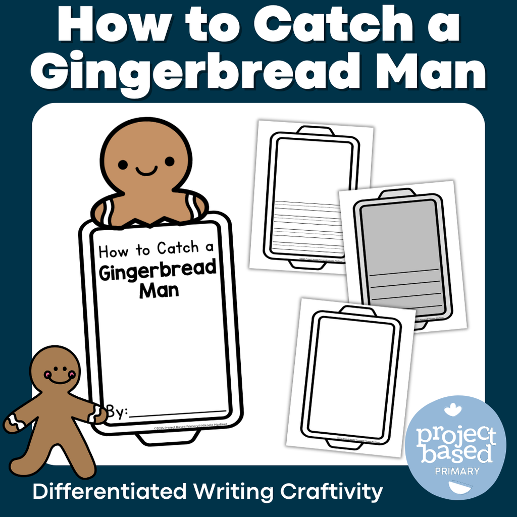 How to Catch a Gingerbread Man Differentiated Writing Craftivity