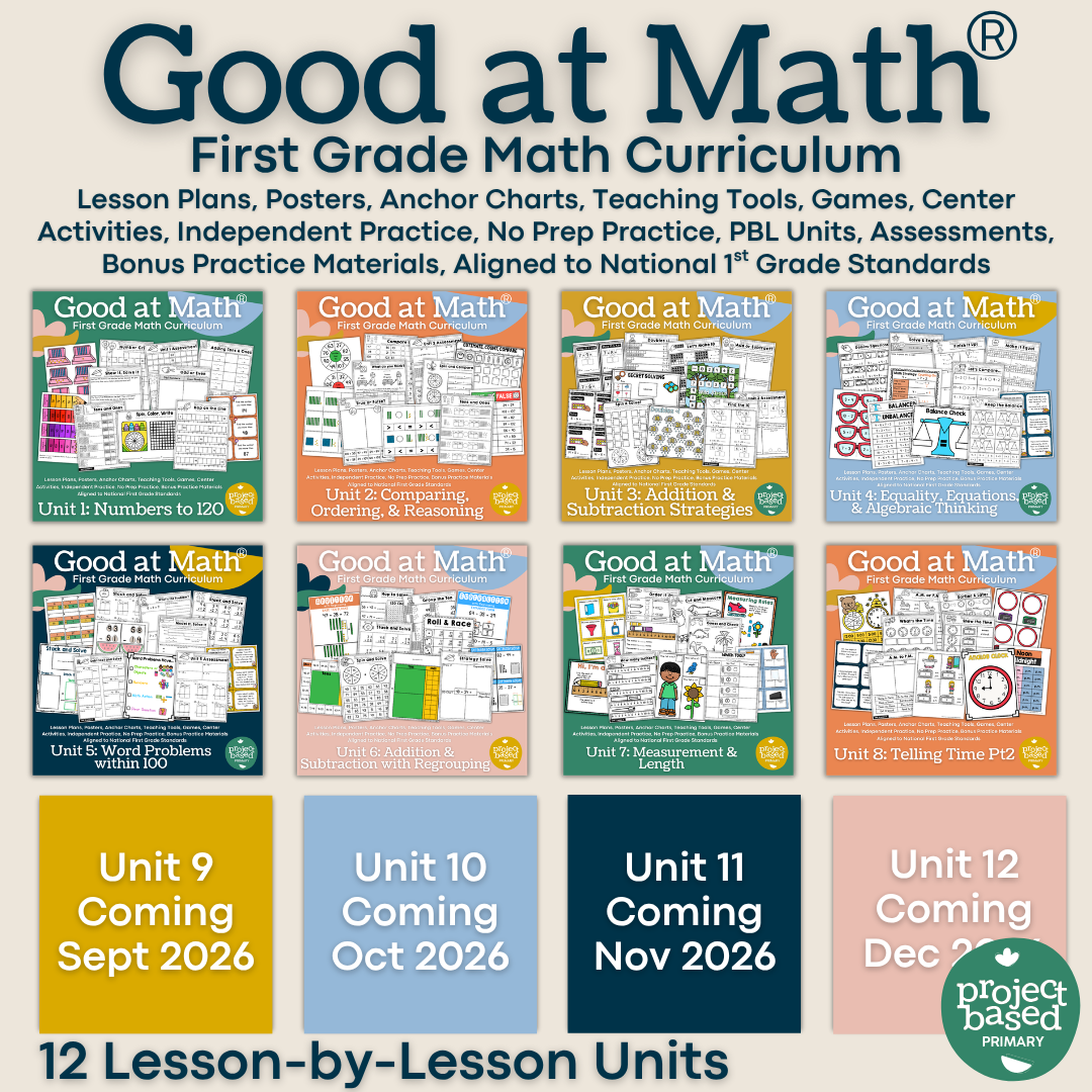 Good at Math® First Grade Math Curriculum BUNDLE