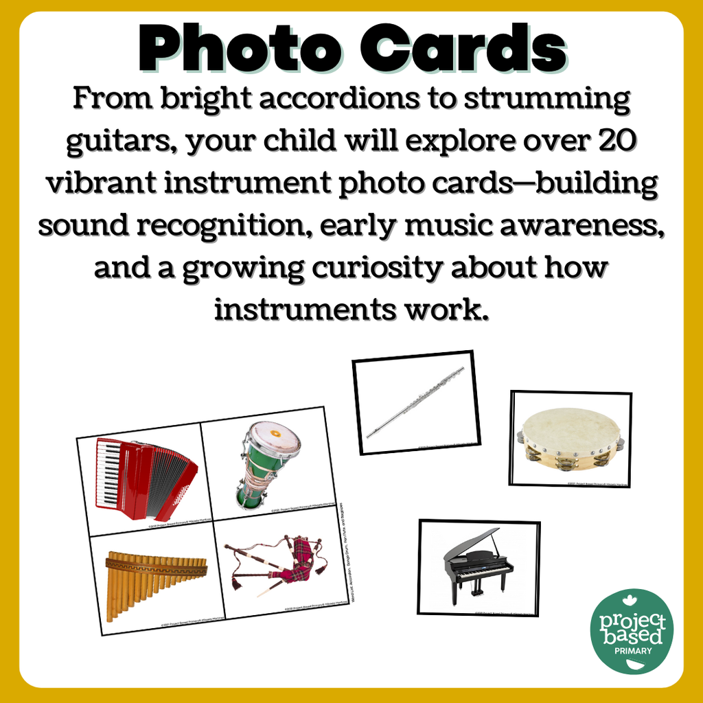 Montessori Instrument Matching Cards (Safari Ltd Toob Compatible)