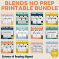 Initial and Final Consonant Blends No Prep Mega Pack