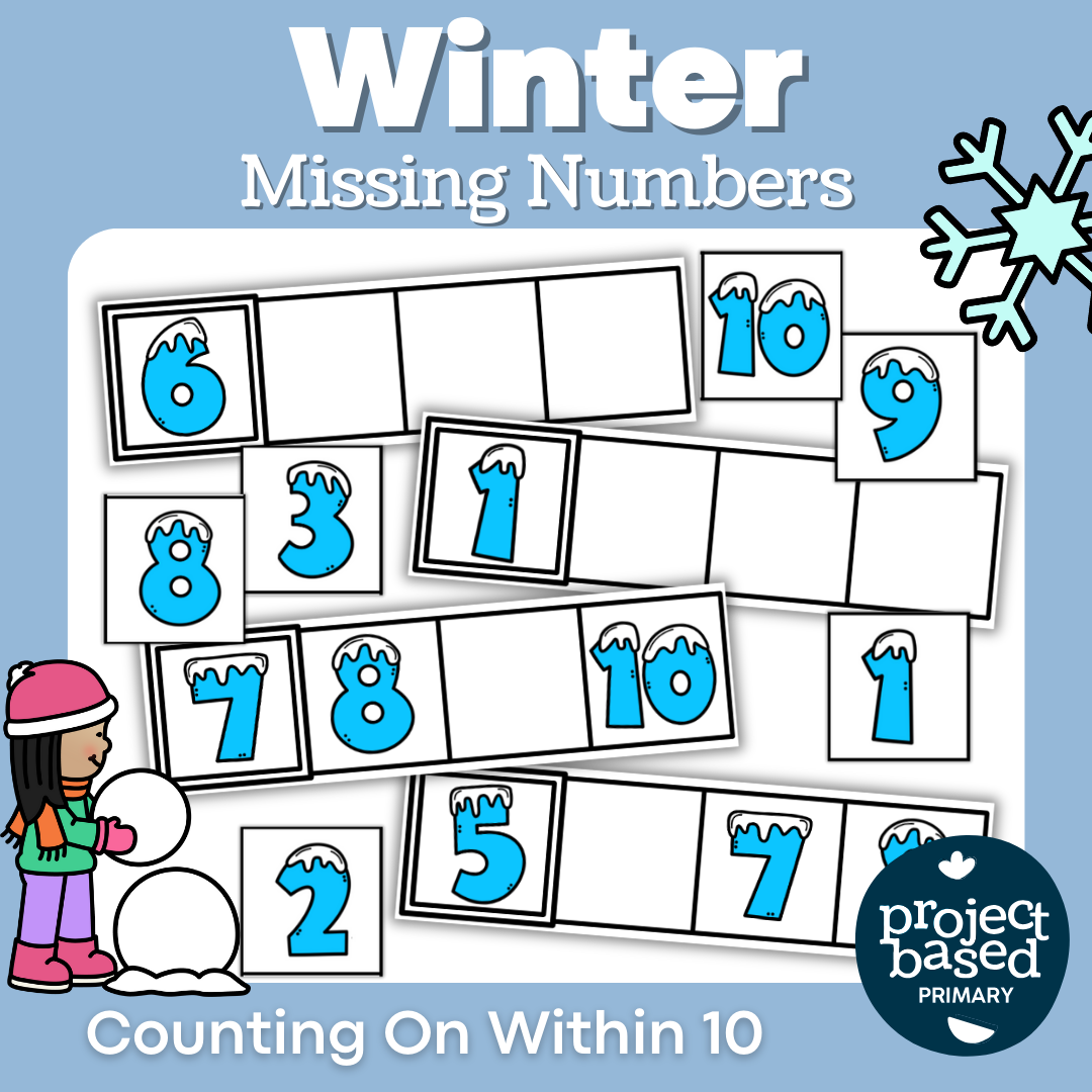 Winter Missing Numbers and Counting On Within 10