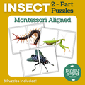 Insect 2 Part Puzzles