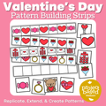 Valentine's Day Pattern Building and Sequencing