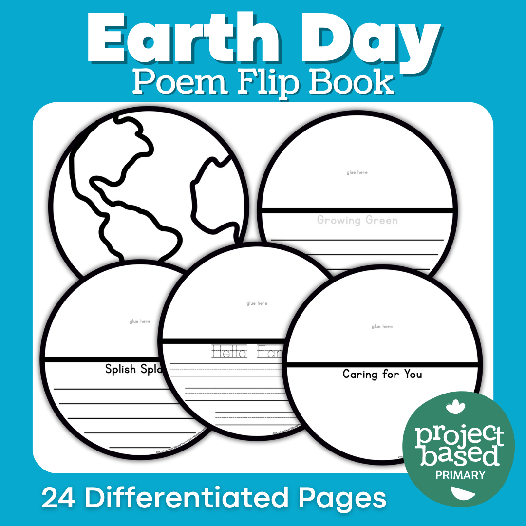 Earth Day Poem Flip Book