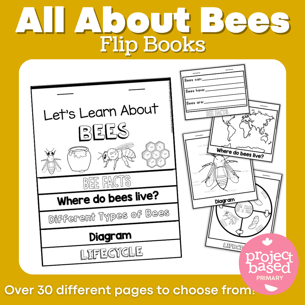 All About Bees Project Based Learning Research Bundle