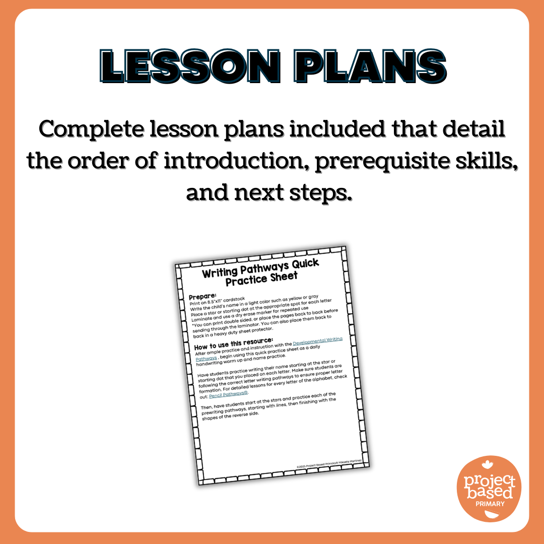 Prewriting Pathway Quick Practice Sheet
