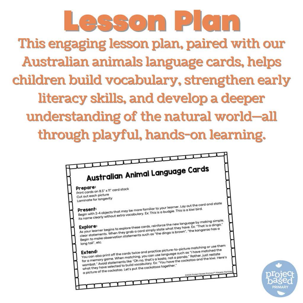 Australian Animal Matching Cards