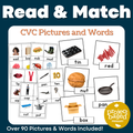 CVC Word and Picture Decode and Match