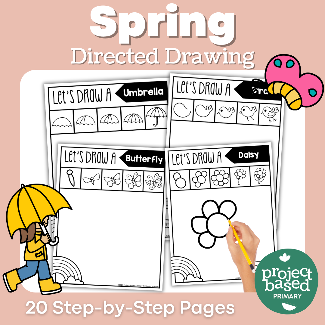 Directed Draw Spring Spring Directed Drawing – Project Based Primary
