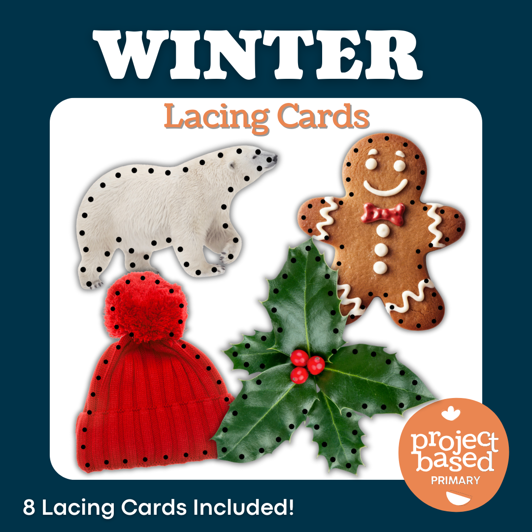 Winter Lacing Cards