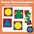 Shape Stacking Puzzle Cards