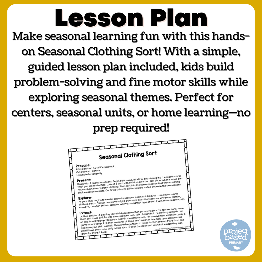 Seasonal Weather Clothing Sort