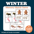 Winter Memory Match Game