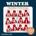 Winter Number Mats 0 - 20