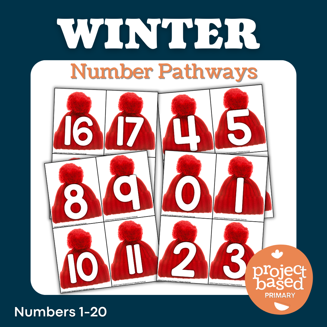 Winter Number Mats 0 - 20