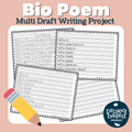 Bio Poem Templates Multi Draft Writing Project