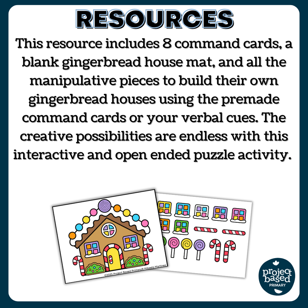 Build a Gingerbread House Visual Discrimination Puzzles
