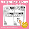 Valentine's Day Directed Drawing