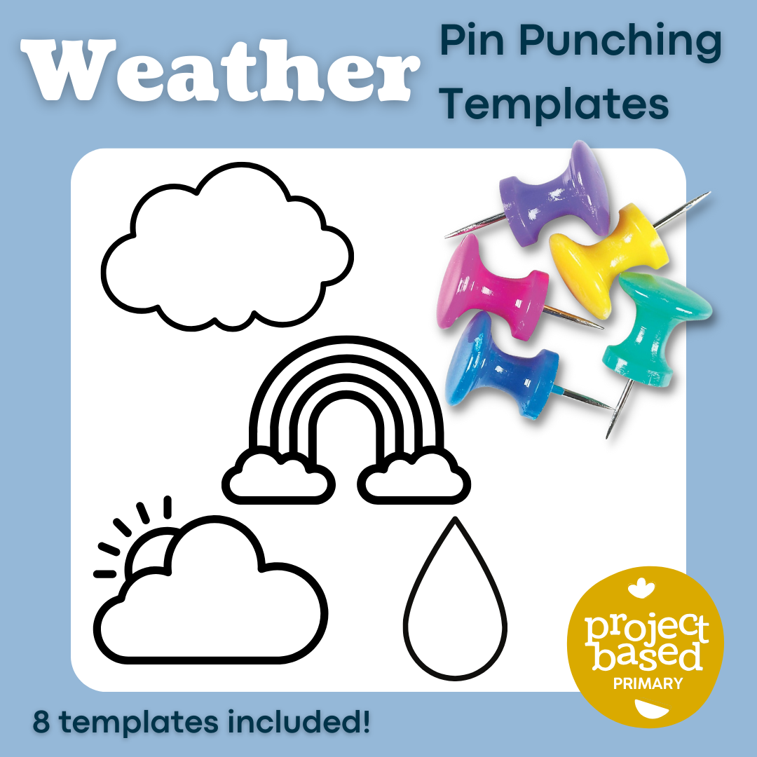 Weather Themed Pin Punching and Art Templates