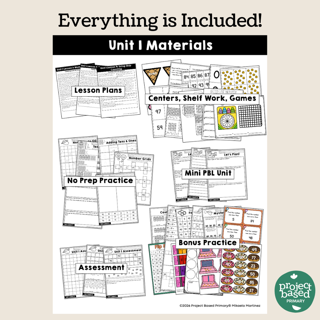 Good at Math® First Grade Unit 1: Numbers to 120