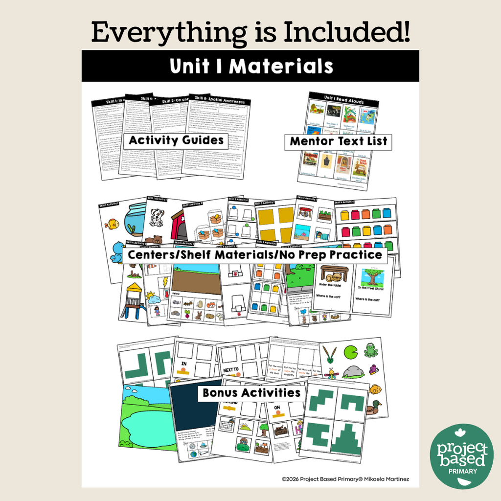 Good at Math® Foundations Unit 1: Spatial Awareness