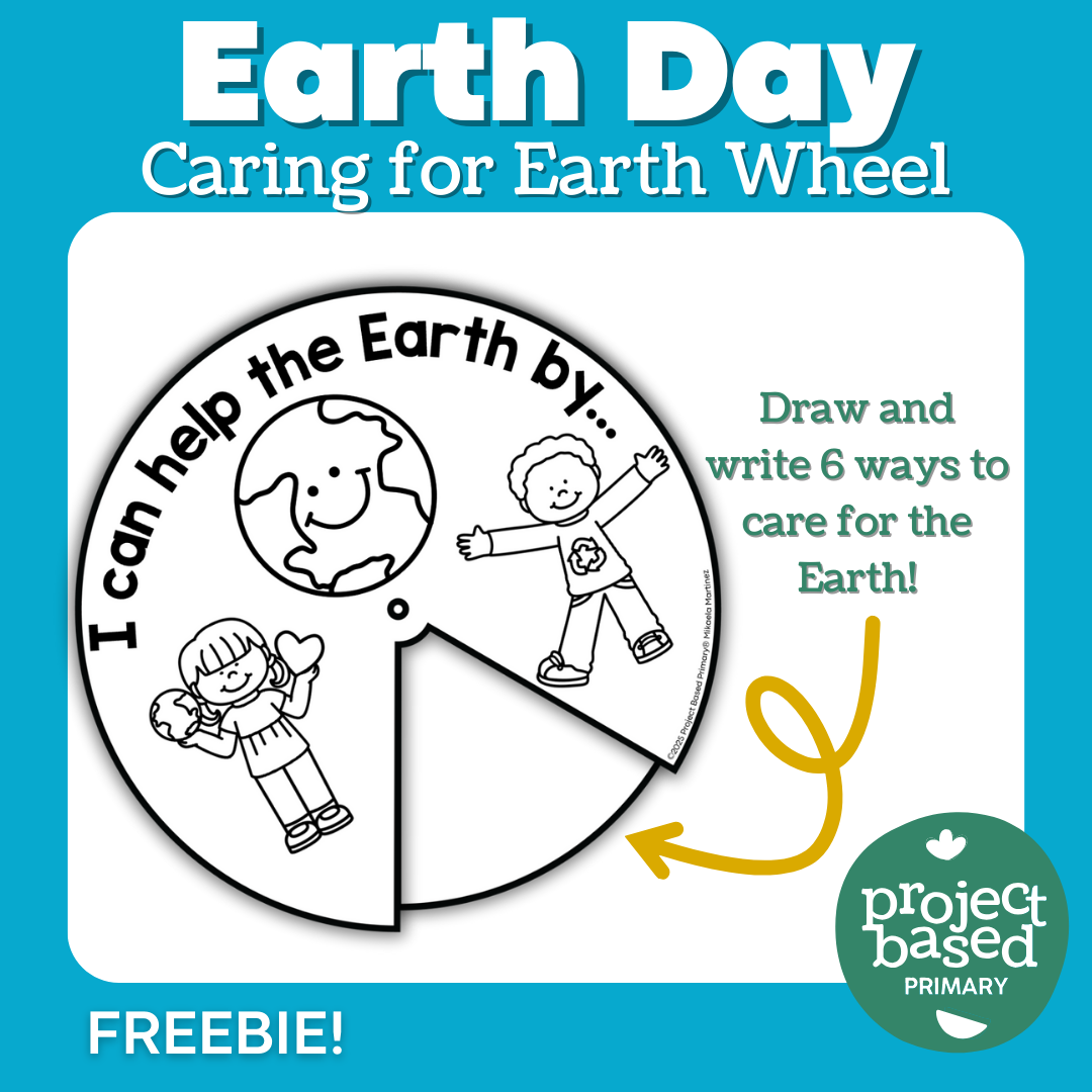 Earth Day Caring for Earth Wheel FREEBIE
