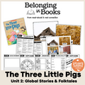 The Three Little Pigs Belonging in Books™ Reading Comprehension Week-Long Unit