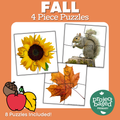 Fall 4 Piece Jigsaw Puzzles