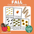 Fall Count and Clip Cards