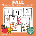 Fall Count and Match Puzzles