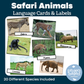 Safari Animal Matching Cards