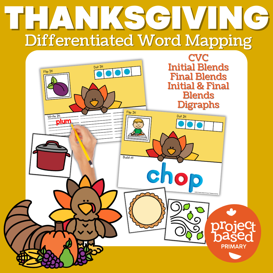 Thanksgiving Word Mapping Segmenting and Encoding