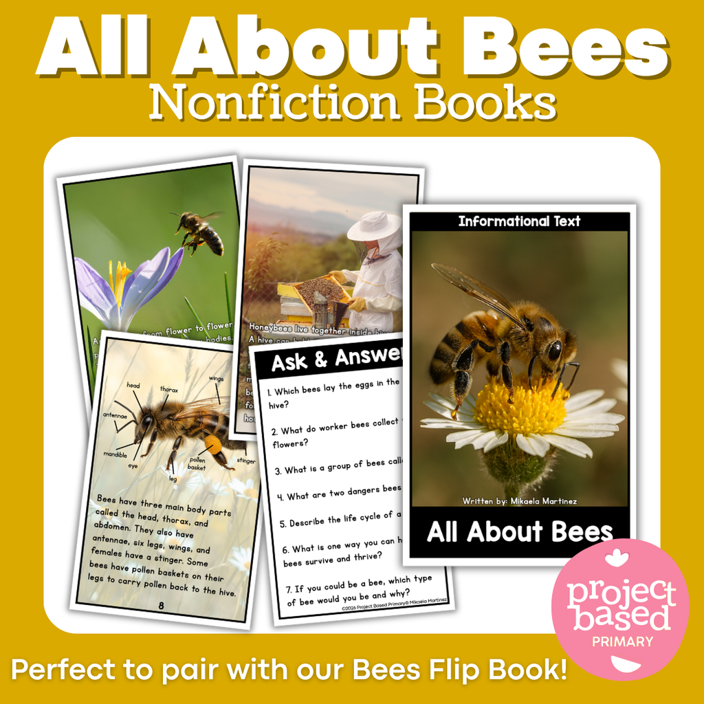 All About Bees Project Based Learning Research Bundle