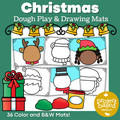 Christmas Dough Play Mats