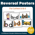 b & d Reversal Posters FREEBIE