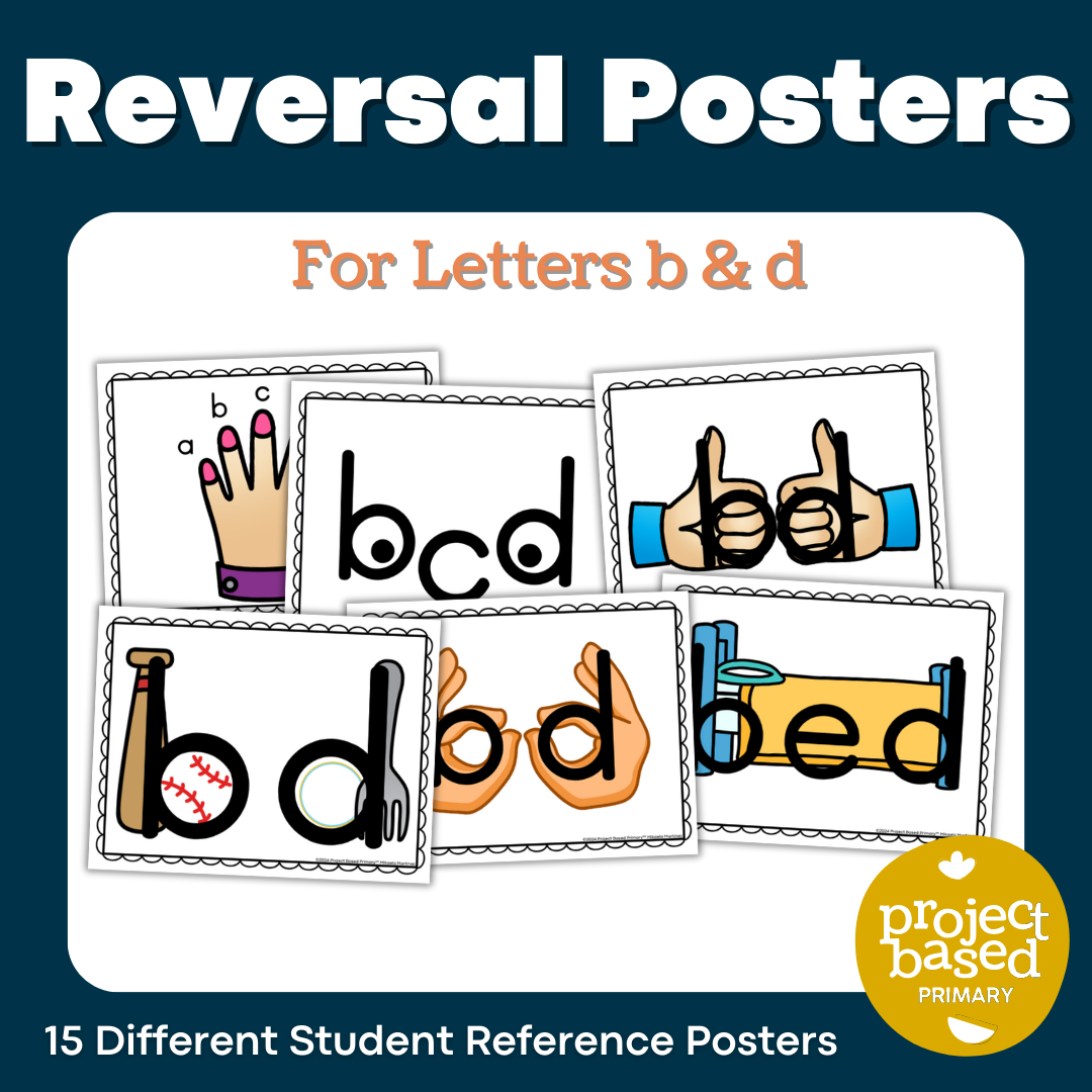 b & d Reversal Posters FREEBIE