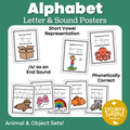 Alphabet Posters Phonetically Correct