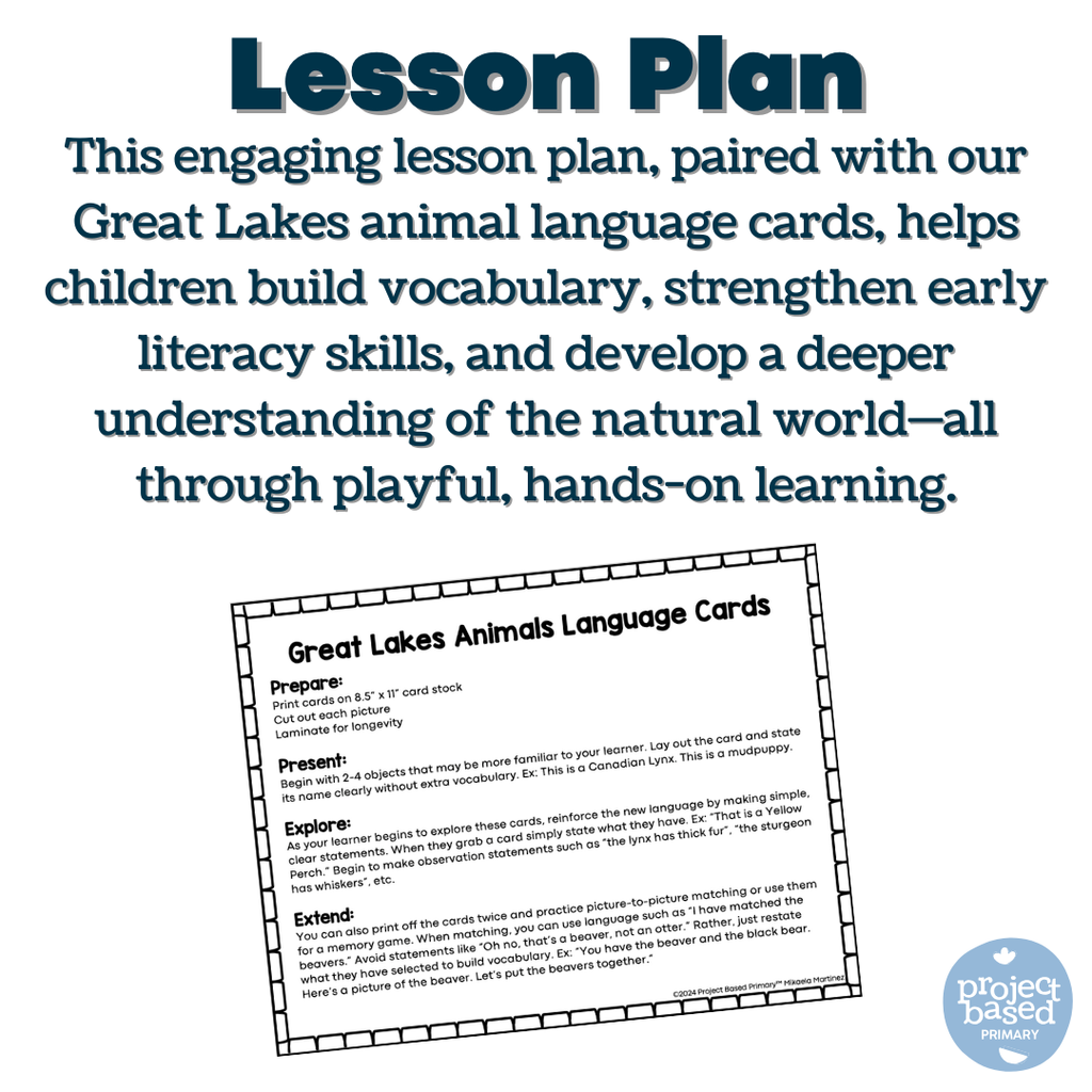 Great Lakes Animal Matching Cards