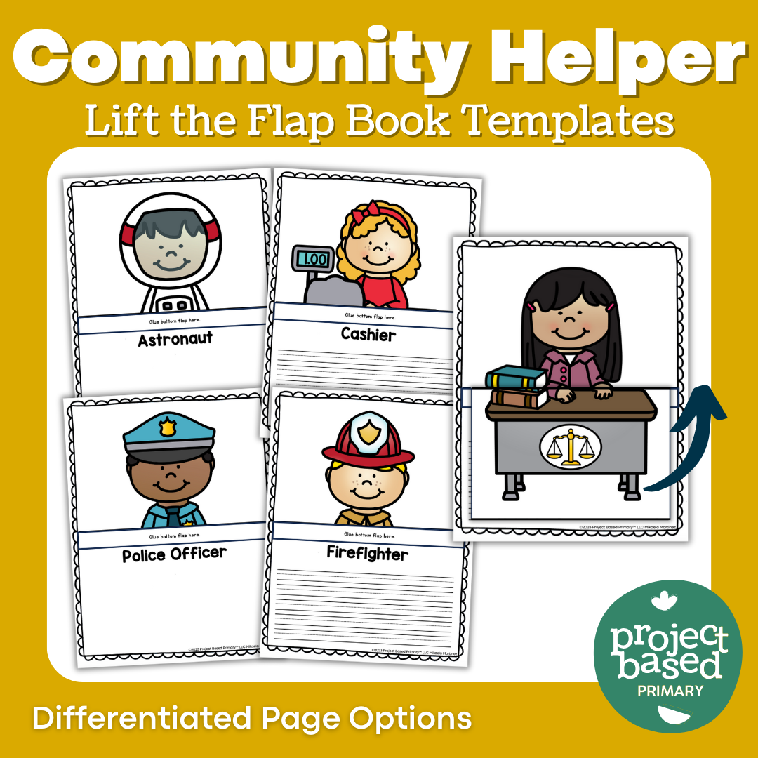 Community Helper Lift the Flap Book Templates