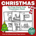 Christmas Vocabulary Books No-Prep and Differentiated