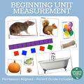 Beginning Unit Measurement | Montessori Aligned