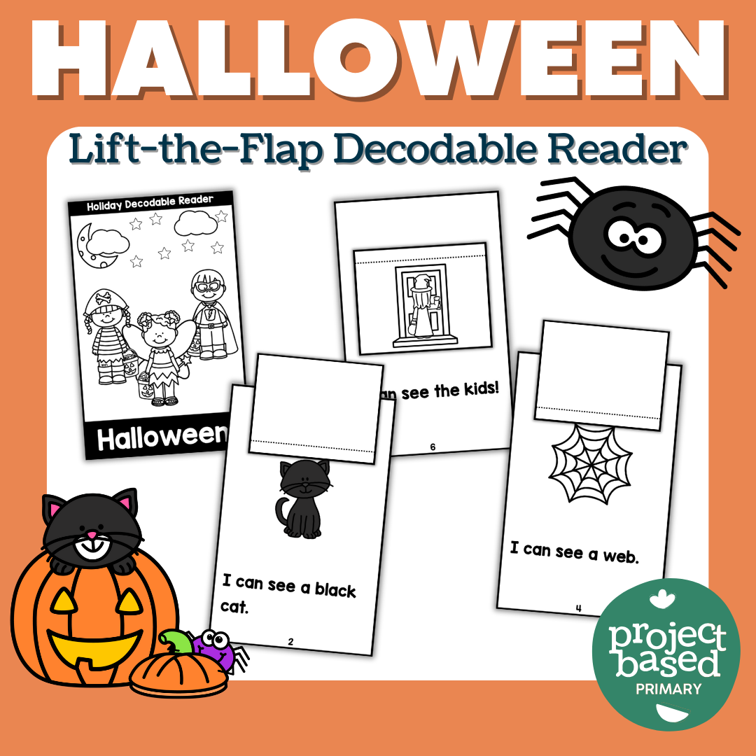 Halloween Lift-the-Flap Decodable Reader