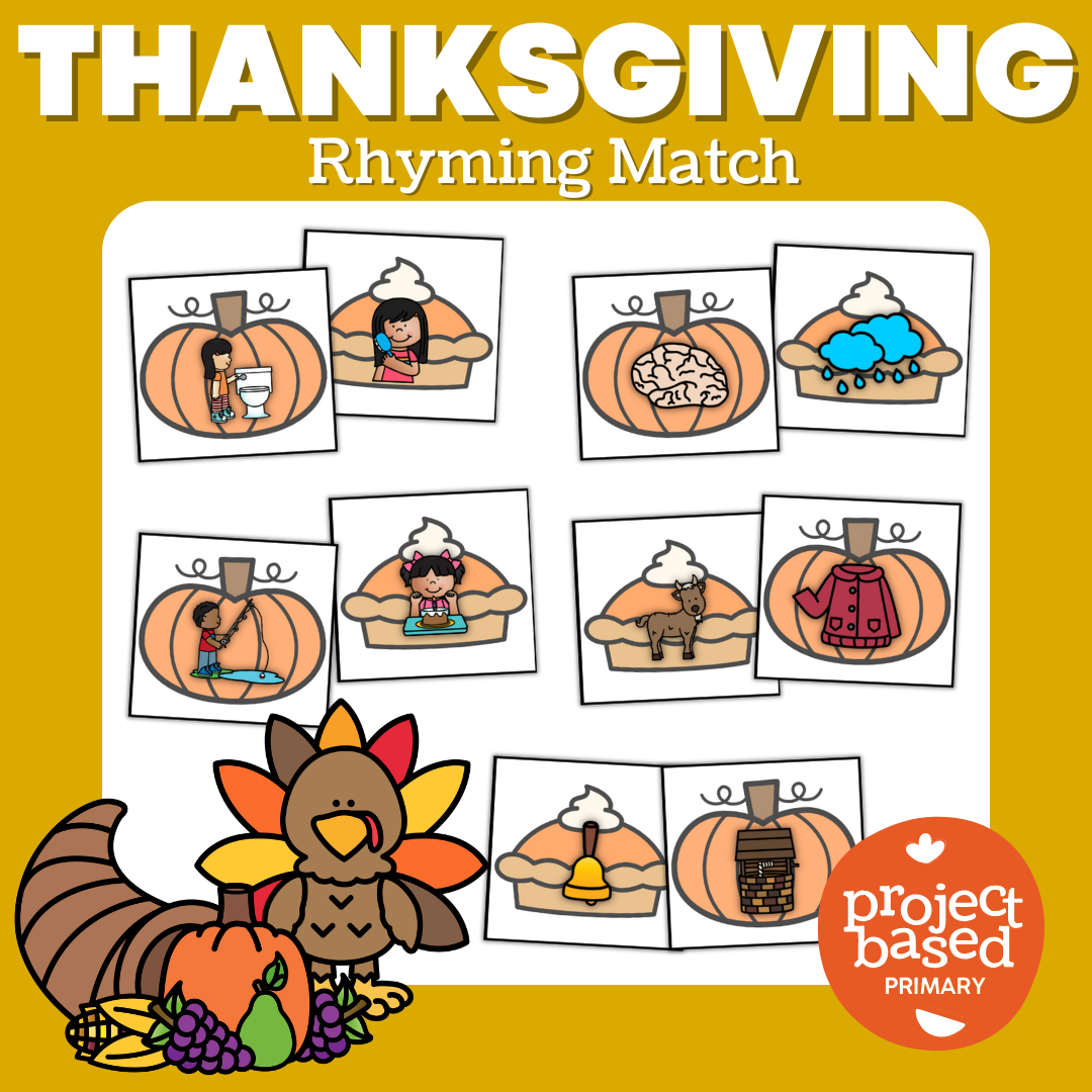 Thanksgiving Rhyming Match