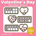 Valentine's Day Number Match