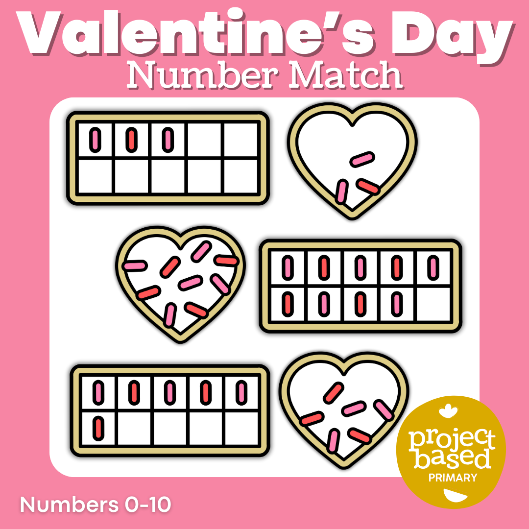 Valentine's Day Number Match