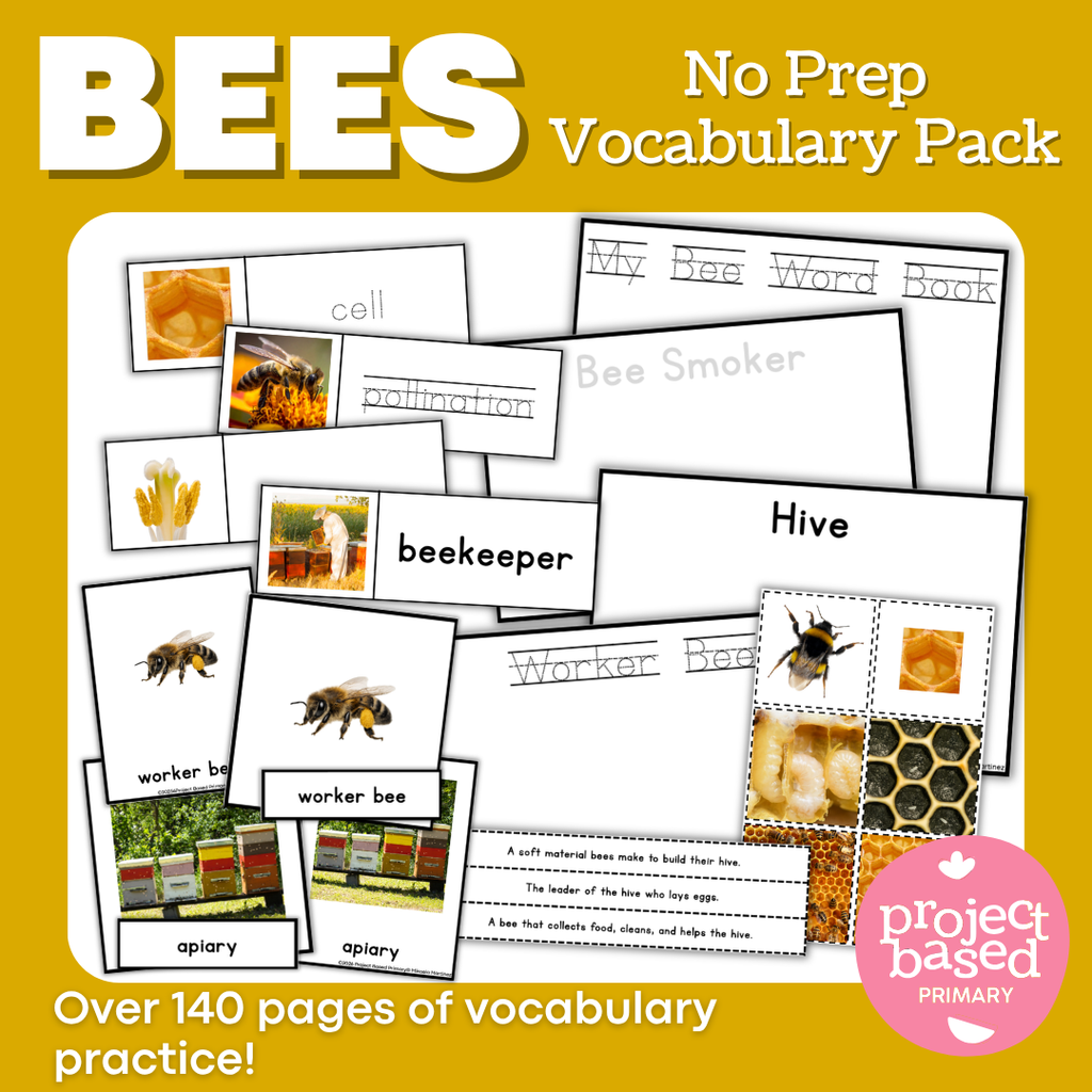 All About Bees Project Based Learning Research Bundle