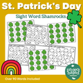 St. Patrick's Day Sight Word Shamrocks