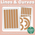 Letter and Number Building Pieces