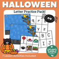 Halloween Letter Pack | Names, Letter Matching, Beginning Sounds, & Handwriting