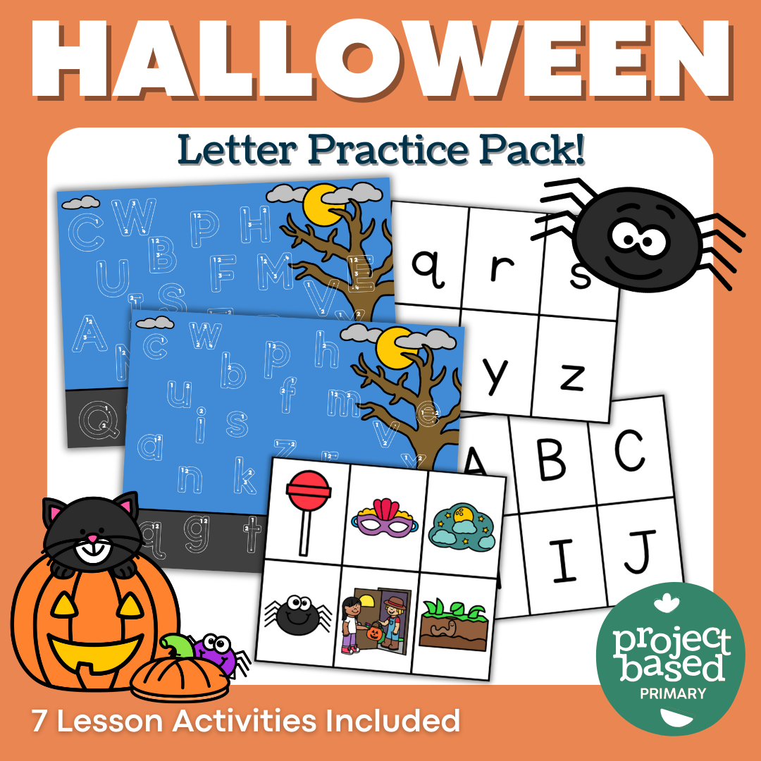 Halloween Letter Pack | Names, Letter Matching, Beginning Sounds, & Handwriting